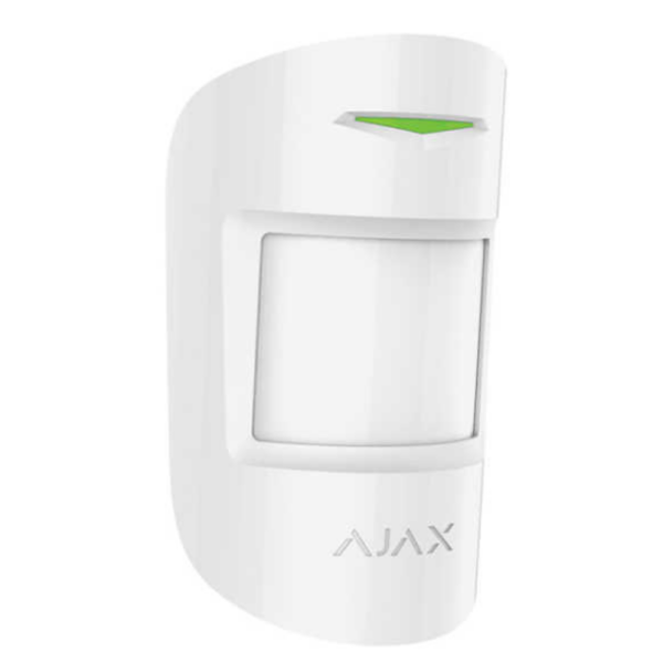AJAX MotionProtect (Kablosuz PIR Dedektör - Beyaz)