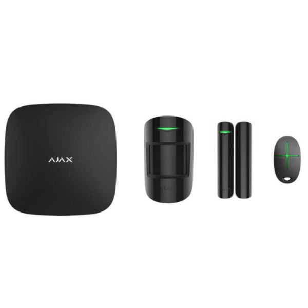 AJAX Hubkit Plus Alarm Gelişmiş Seti Siyah